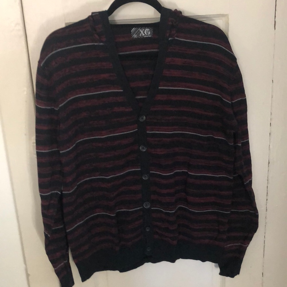 Button up Cardigan with Hood